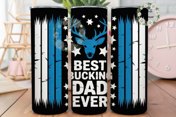 Deer Hunter Dad Graphics Review: Tumbler Wraps for Branding