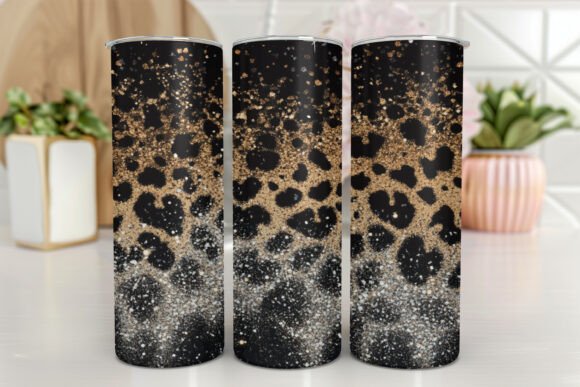 Floral Leopard Tumbler Wrap: Graphics for Tumbler Wraps
