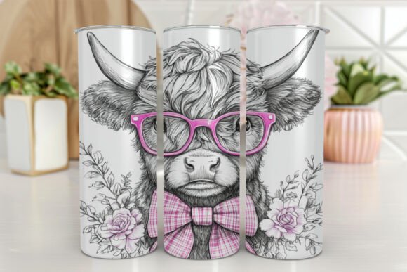 Highland Cow Tumbler Wrap Tumbler: Graphics & Tumbler Wraps