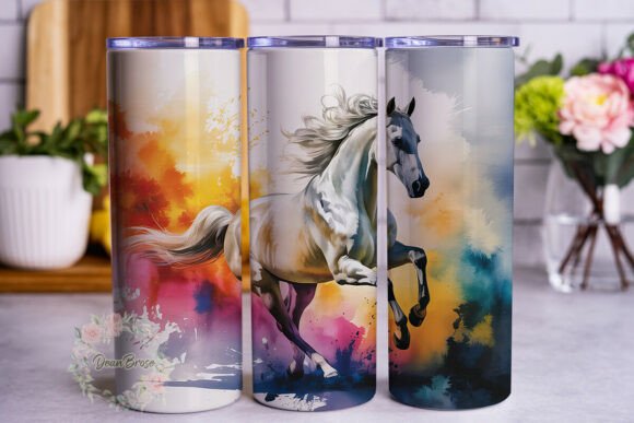 Majestic Galloping Horse Tumbler Wrap Graphics Review