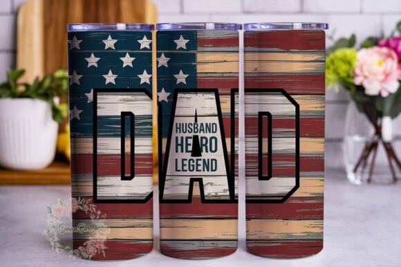 Patriotic Dad Legend: Graphics & Tumbler Wraps Review