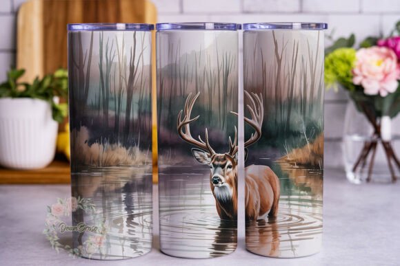 Rustic Forest Deer 20oz Tumbler Wrap: Graphics & Tumbler Wraps Reviewed