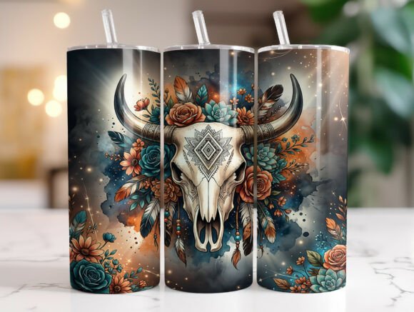 Southwest Longhorn Skull Floral Tumbler: A Designer's Honest Review