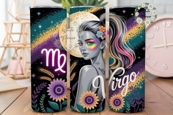 Virgo Zodiac Fantasy Tumbler Wrap: Graphics & Tumbler Wraps Review